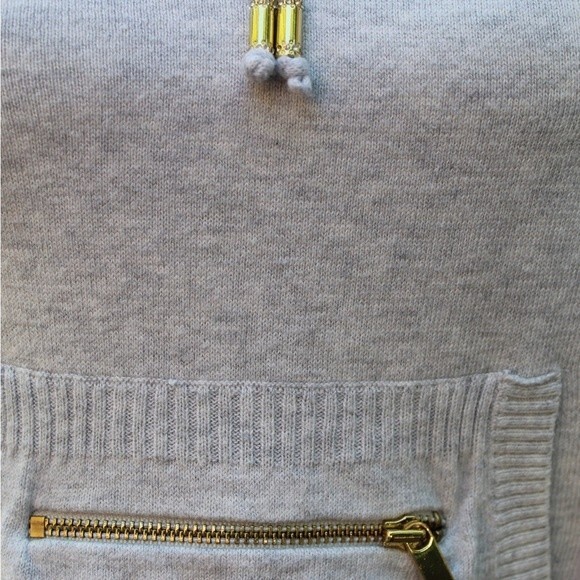 Juicy Couture Gray Light Weight Sweater Hoodie - Picture 5 of 10